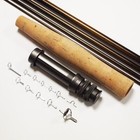 Nextackle Fly Rod Blank Sdf 7.6ft 3wt 4pc Im6 / 30T Carbon Ready to Build Kit