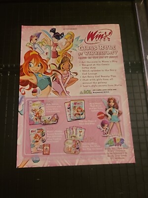 Winx Club Toys Books Comics Print Ad 2005 8x11 Great To Frame 