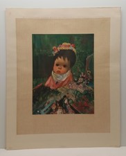 Stampa artistica litografia vintage L'ingegno Jean Calogero