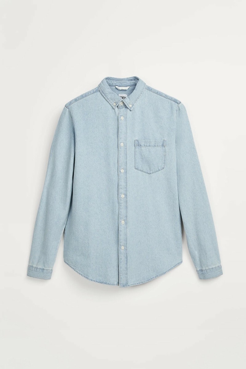 Jens シャツ New Zara Denim Shirt S Various Colors 6987/300 jeans