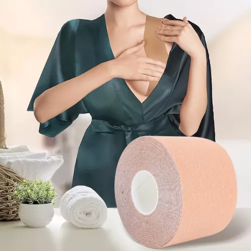 Boob Tape Bra, Breast Lift Tape for Contour Lift & Fashion Invisible Push Up Bra - Picture 13 of 31