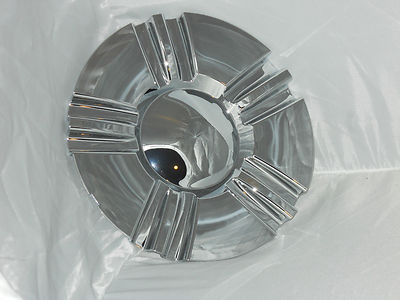 NEW VOODOO 408 OMEN CHROME NO LOGO WHEEL RIM CENTER CAP 3227-06 C-160 YT ABS