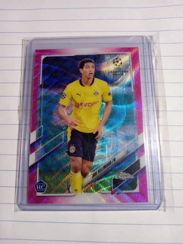 2021 Topps Chrome UEFA Jude Bellingham #68 Rookie Pink Refractor RC