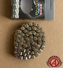 YBN ALTALINE Chain 1/2x1/8x 102-HalfLink 1/Speed Freestyle Bike Cruisers CHROME.