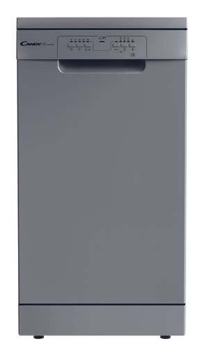 Lavastoviglie Candy Brava Slim Da 45 Cm - 10 Coperti, Classe E, Design Compatto E Silver