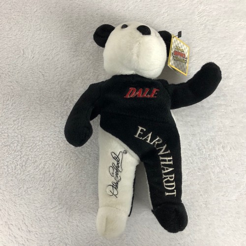 Nascar Dale Earnhardt Sr #3 Team Salvino's Racing Teddy Bear Beanie Plush Toy - Picture 3 of 8