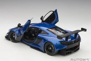 AUTOART McLAREN 650S GT3 BLUE/BLACK ACCENTS 1:18*New! Super Hot