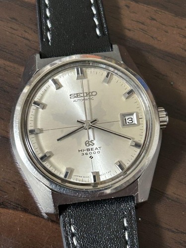 IS WRISTWATCH MEN'S FACE SEIKO SEIKO ROUND 61 GS AUTOMATIC GRAND AS MADE - Picture 5 of 11