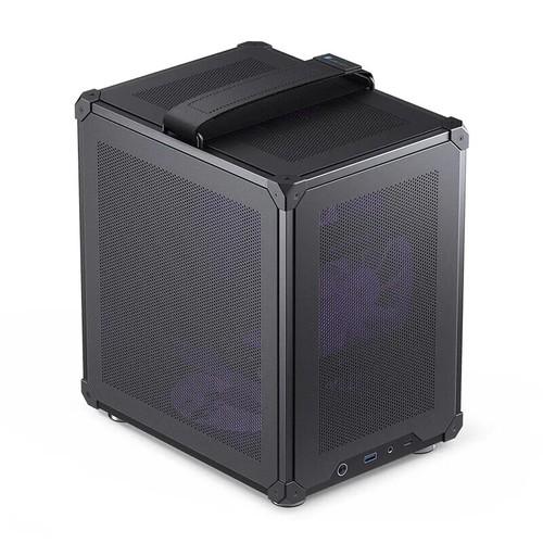 Mini ITX Case For PC Type-C ATX Power Portable Mini Desktop Mesh Chassis - Afbeelding 7 van 17