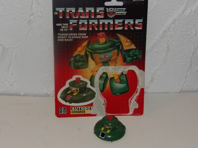 TRANSFORMERS G1 COSMOS MINIBOT WITH CARDBACK OT ORIGINAL