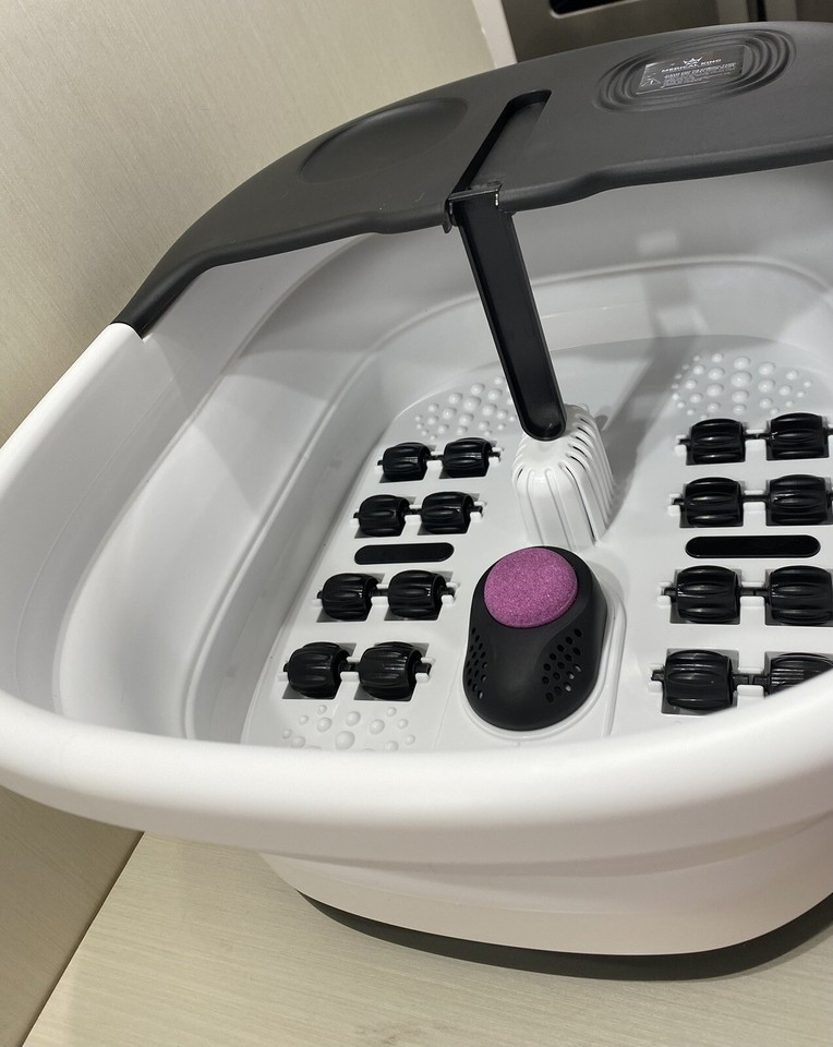 Medical king Foot Spa with Heat and Massage and Jets Includes A Remote