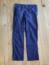 McQ Alexander Mcqueen Womens Pants Size IT 44 US 30 Blue Flat Front