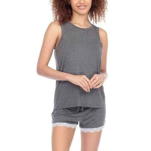 Honeydew Pajama Set Women XL Tank and Shorts Stretch Breathable Lace Trim NEW - 第 1/5 張圖片