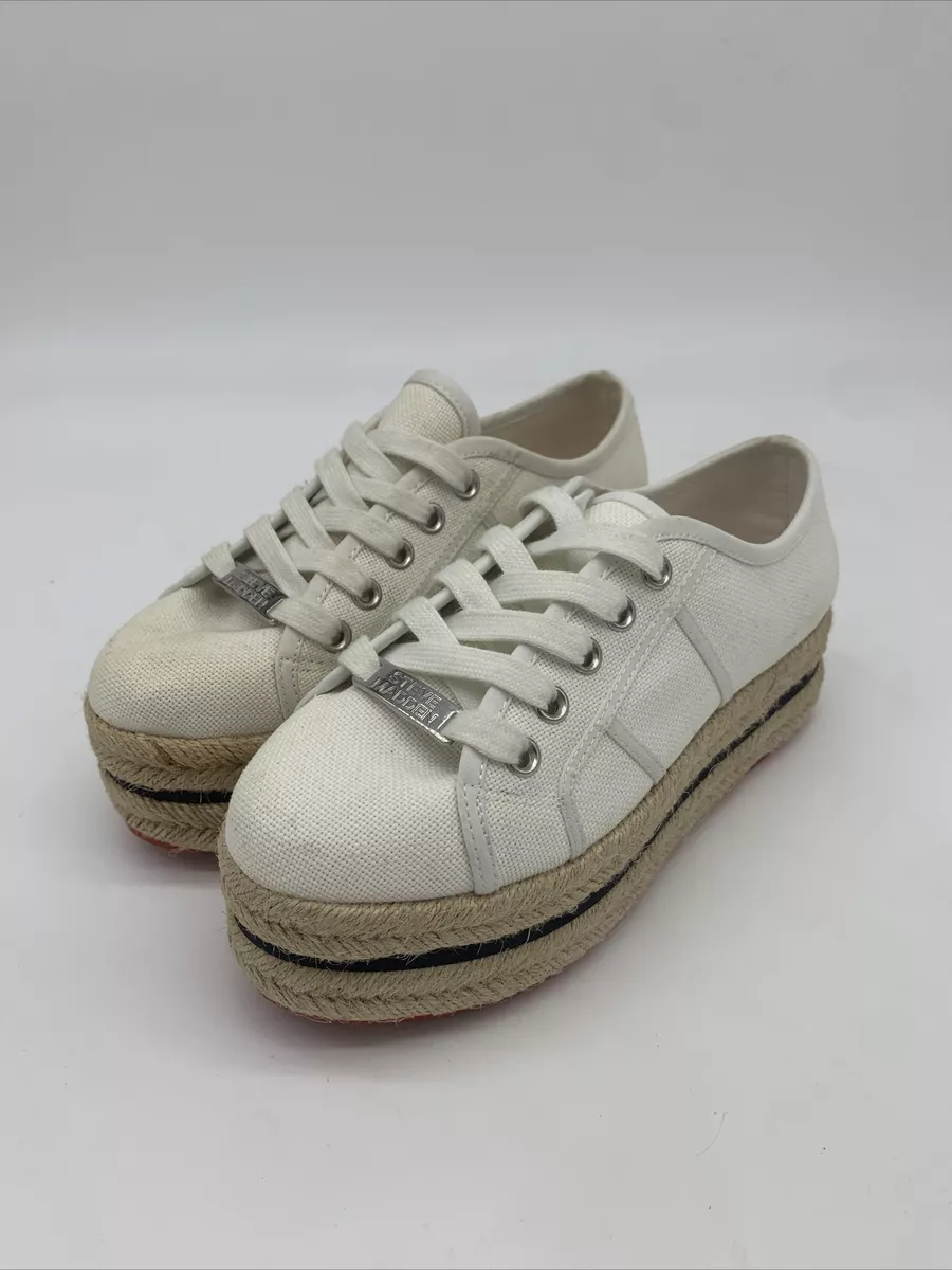Steve Madden Hampton platform Espadrille Shoe s Women s Size 2.5