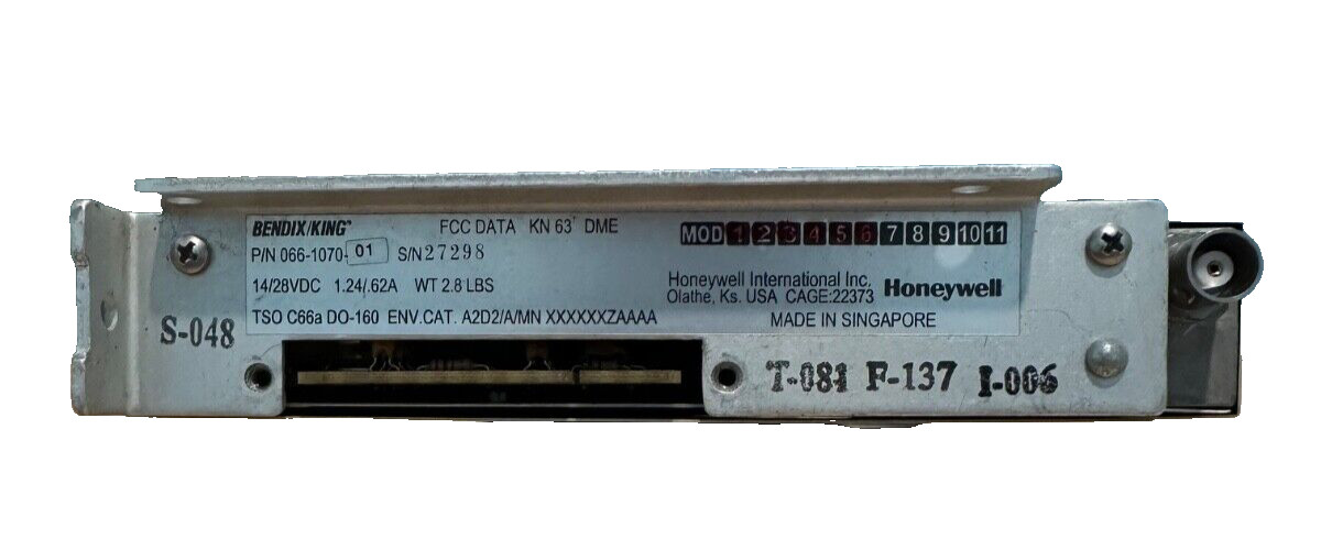 BENDIX/KING KN-63 DME P/N 066-1070-01