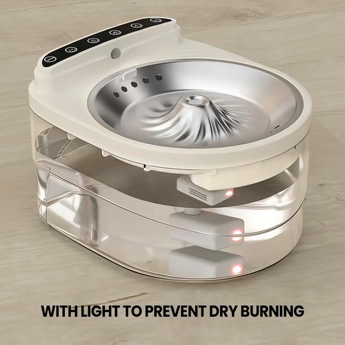 Wireless Pet Water Fountain Cat Dog Automatic Electric Sensor Drinker 3 Modes 3L - Picture 5 of 22