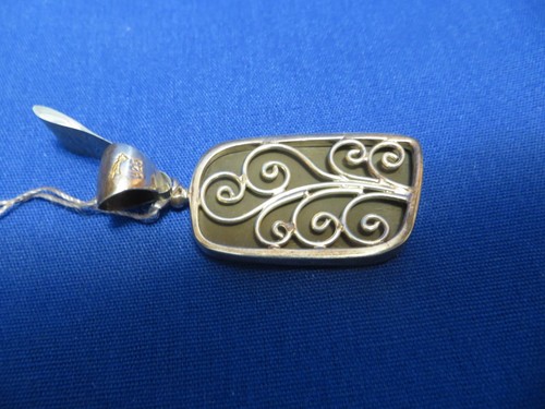 NEU! Starborn Creations rot opalisiert Ammonit Anhänger silber Halskette Etikett $ 168 - Bild 3 von 10