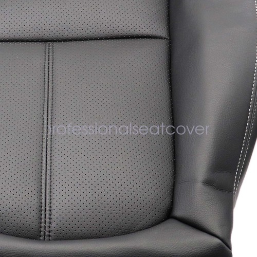 For 2011 2012 2013 2014 Ford F250 Lariat Driver Perforated Leather Seat Cover - Picture 7 of 13