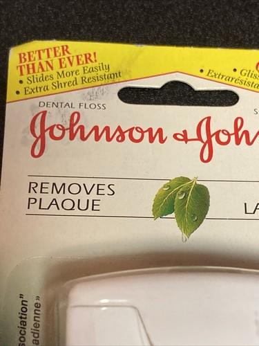 Johnson & Johnson Zahnseide für eine Requisite, Display Minzgeschmack gewachst versiegelt - Bild 13 von 17