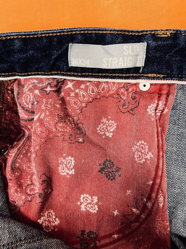 Arizona Selvedge Blue Jeans Size 36x32 (Tag 36x34) - Picture 8 of 9