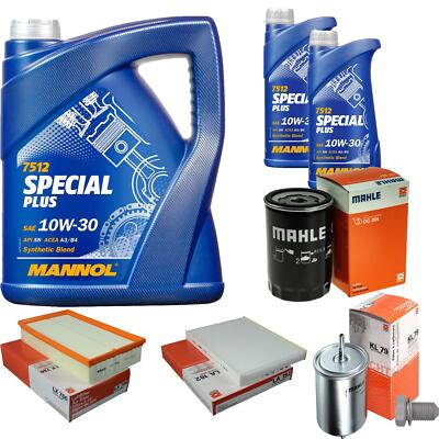 MAHLE Inspektionspaket 7 L MANNOL Special Plus 10W-30 für VW Transporter V