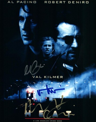 Robert DeNiro Pacino Kilmer 8x10 autographed Picture signed Photo COA included