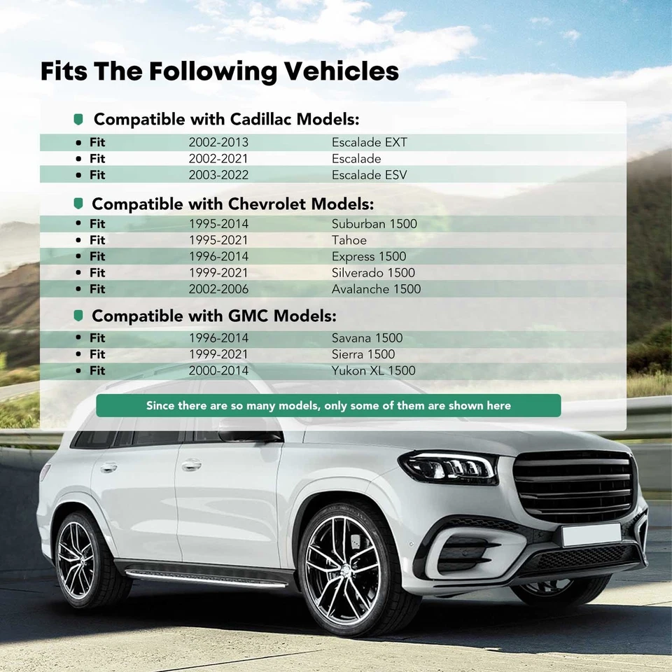 4x Adaptadores de rueda de 6x5,5"" a 5x5"" 14x1,5" 78,1 mm 2" para Chevrolet Cadillac GMC Foto 2 de 4