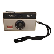 Vintage Kodak 124 Instamatic Camera With Strap Untested