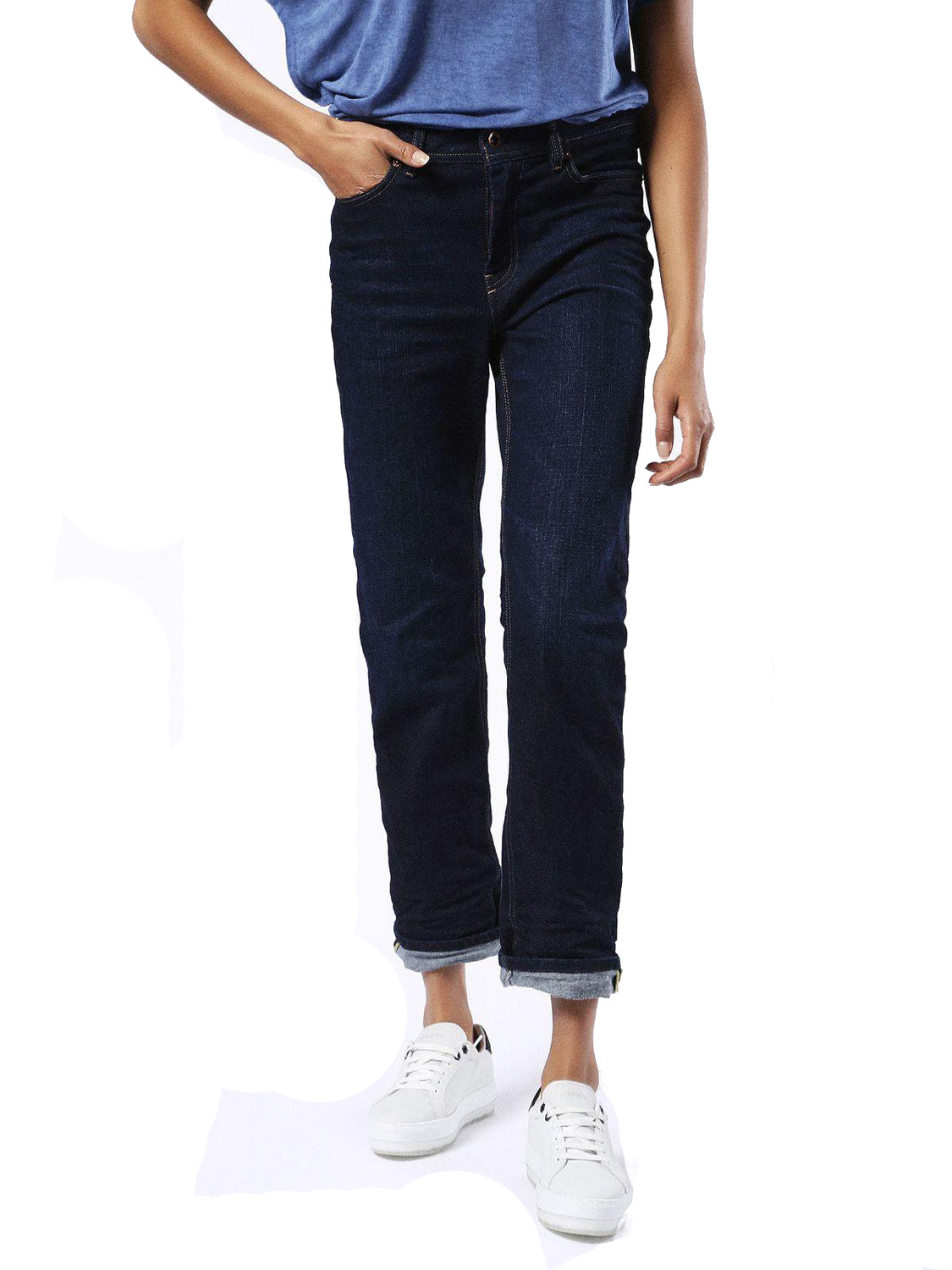 Diesel Reen 0860Z Elasticizzato Jeans Pantaloni women Regolare Dritto Diesel Reen 0860Z Elasticizzato Jeans Pantaloni women Regolare Dritto