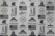 Kydex Infused Patriot Pattern 7 7/8 x 11 7/8 Sheet Kydex 0.080
