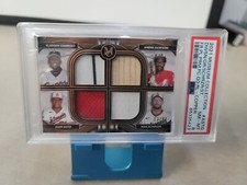 2021 Museum Collection Vladimir Dawson Juan Soto Max Scherzer PSA 8 QUAD t6401