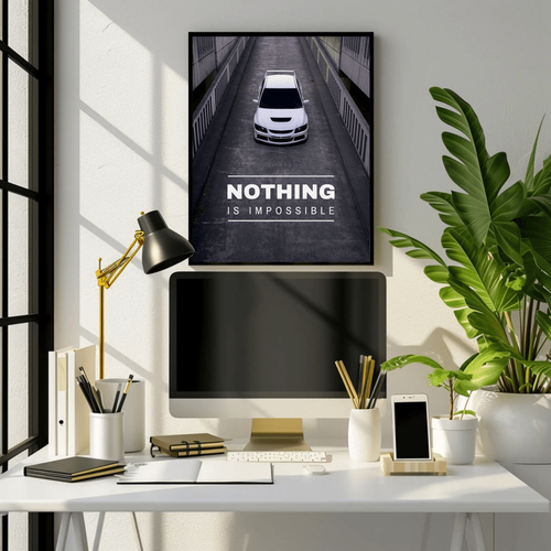 Motivational Poster – Mitsubishi Evo 8 Inspiring Text #005 - Picture 3 of 14