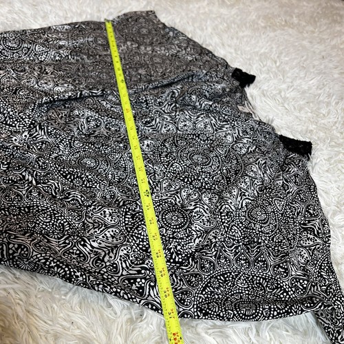 Vintage Andrew Charles top Black & White / blouse Beaded Details Dolman Sleeves - Picture 13 of 13