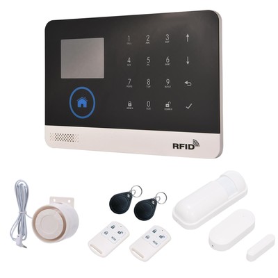 433MHz Wireless WIFI + GSM Auto-dial Alarm Security System Door Sensor PIR W0M3