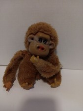 Russ Rutherford III Plush 1980's Monkey Thumb Sucking Stuffed Toy 10"
