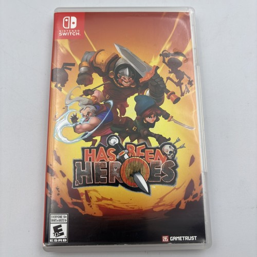 Has-Been Heroes (Nintendo Switch, 2017) Tested Working