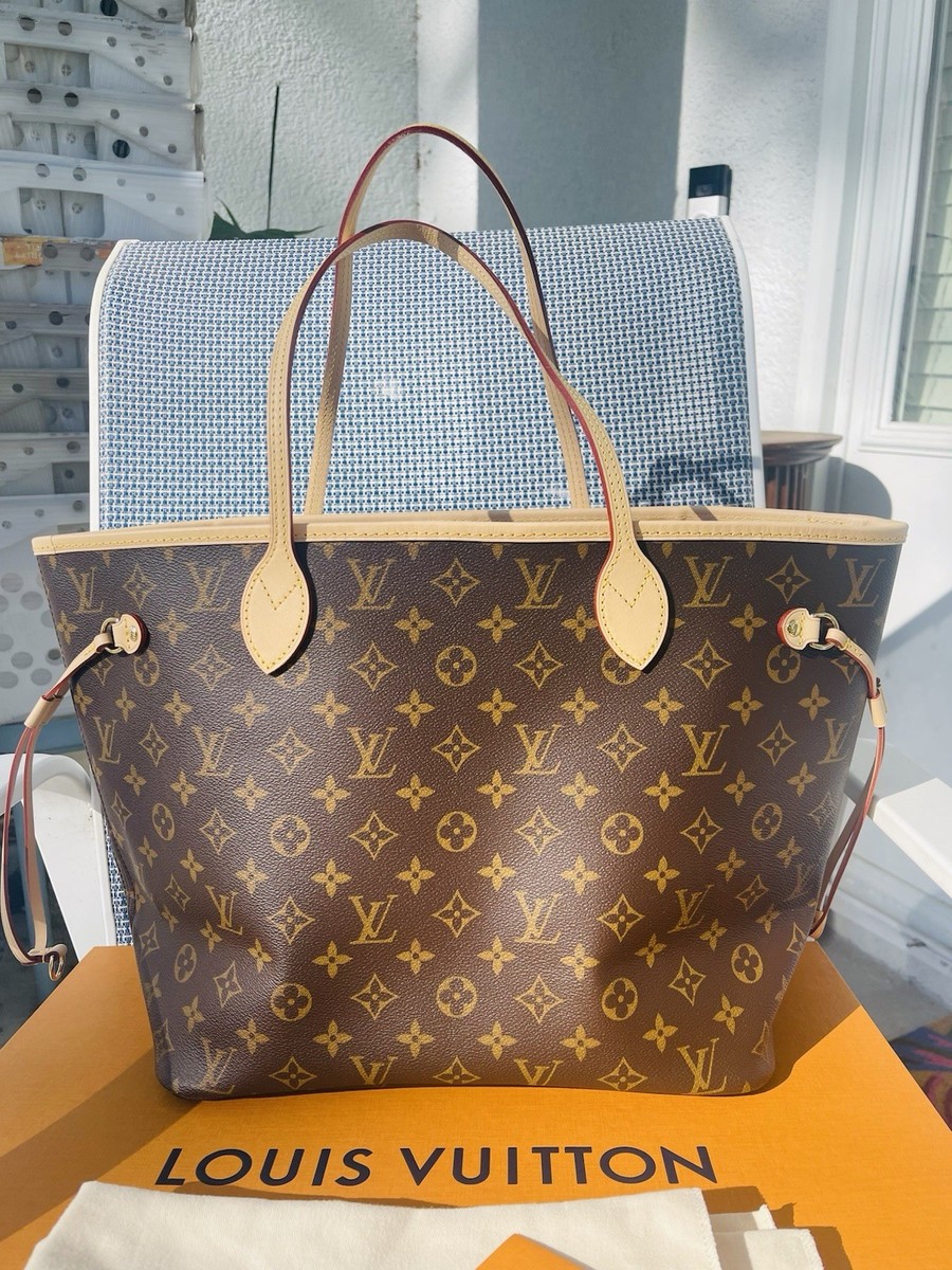 Louis Vuitton FRANCE Monogram Rouge Cherry 🍒 Neverfull MM Bag