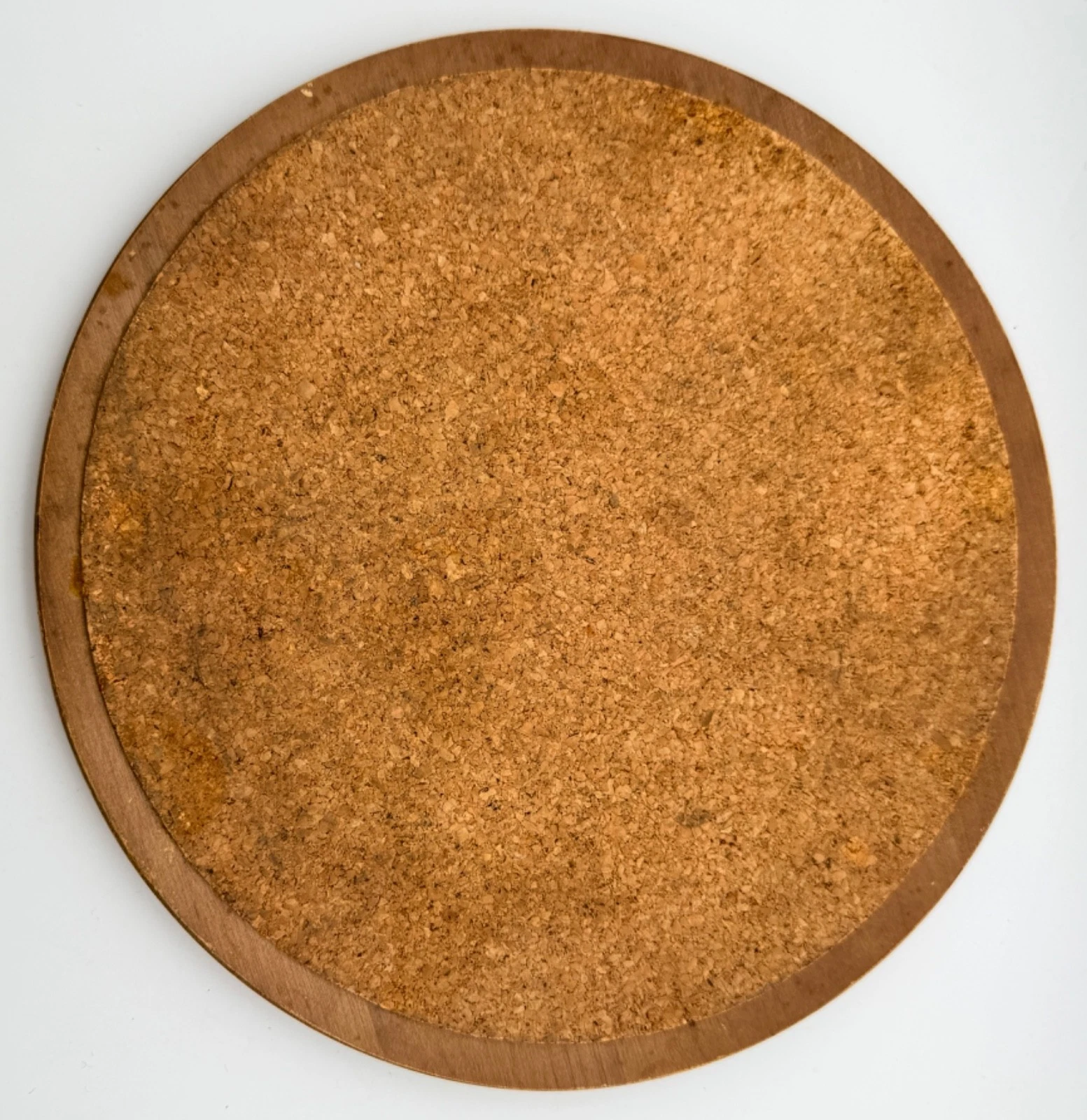 Vintage Round Standard Specialty Japan MCM Wood Cork Board Trivets Set of 3 image 8