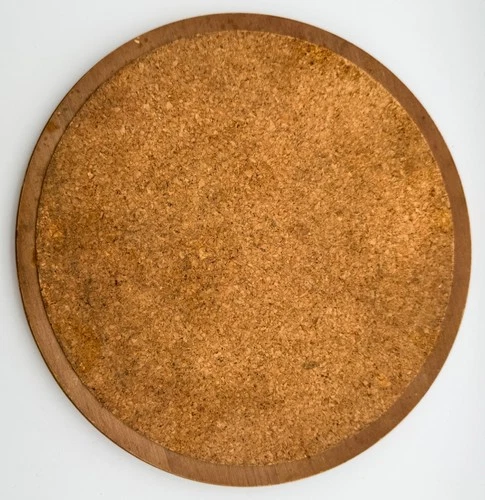 Vintage Round Standard Specialty Japan MCM Wood Cork Board Trivets Set of 3 image 8