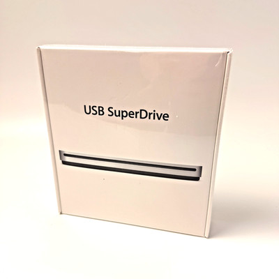 RARE NOS SEALED APPLE USB SUPER DRIVE A1379 MD564ZM/A EXTERNAL CD DVD OPTICAL
