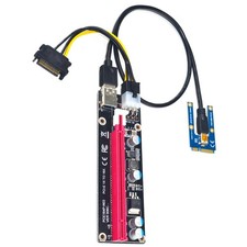 Mini PCI-E TO 16X Riser Card Board Adapter With USB Cable/15Pin to 6Pin Cable
