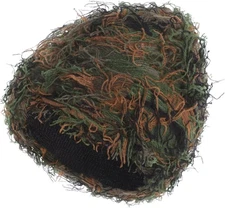 Distressed Beanie, Fuzzy Shiesty Yeat Warm One Size for Men Army Green Mixed 