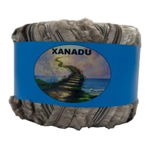 Xanadu #8428B Fringed Ribbon Yarn Skein Elizabeth Austen KFI Bulky Craft