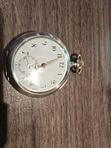 IWC Antike Taschenuhr 800er Silber 50mm
