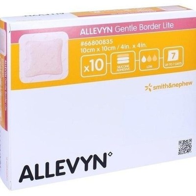 ALLEVYN Gentle Border Lite 10x10 cm Schaumverb. 10 St