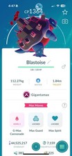   AMAZING      GIGANTAMAX BLASTOISE    - PKMN GO - NOT REGISTERED 