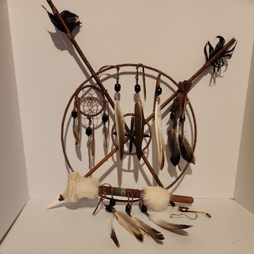 Native American Indian Dream Catchers, Mandellas and Medicine Wheel 26 inches