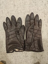 Vintage Wilson's Leather Gloves, size extra-large, brown.