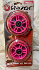 RAZOR 98mm Wheels with Bearings - Set of 2 - Item  134932-PK Pink Scooter