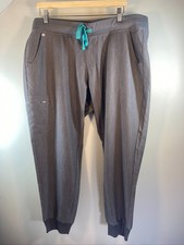 FIGS WOMENS SIZE 2XL GRAY JOGGER PANTS MEDICAL SCRUBS NEW